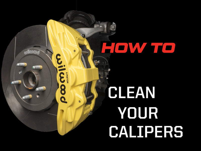 Cleaning Street Performance Powder-Coated Calipers