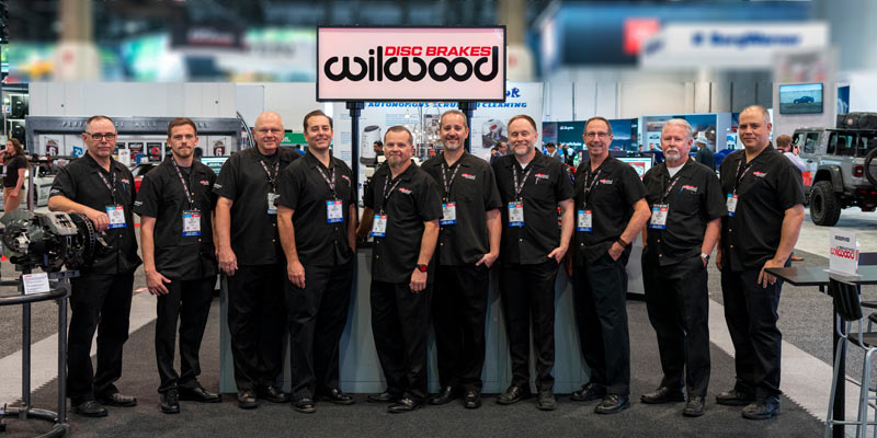 Wilwood Trade Show Booth with Staff