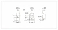Proportioning Valve with Line Fittings