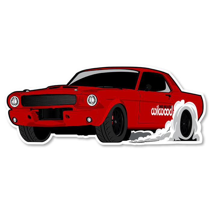 Wilwood Workhorse Mustang Sticker