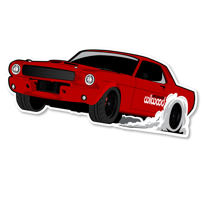 Wilwood's 1966 "Workhorse" Mustang Keepsake Sticker