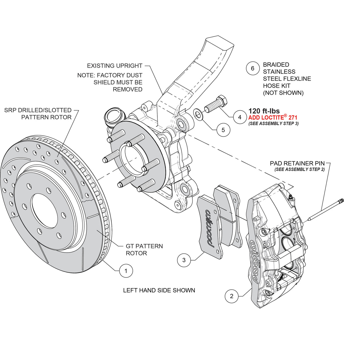 AERO6-DM Direct-Mount Brake Kit - Raptor (2010-2014)