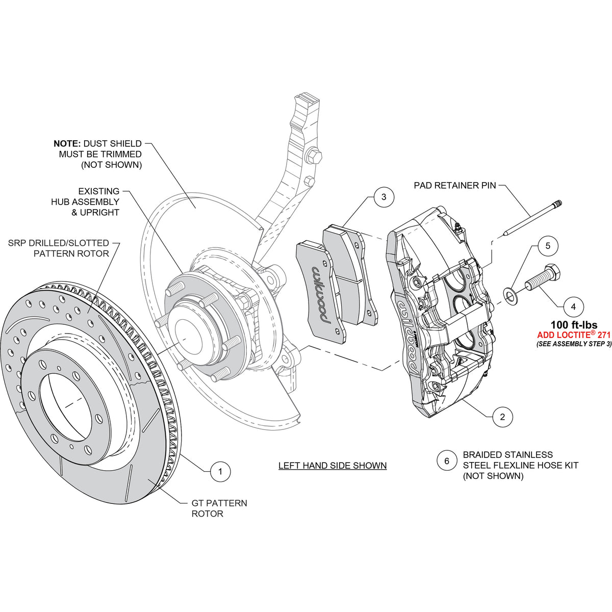 AERO6-DM Direct-Mount Brake Kit - 4Runner (2003-2014)