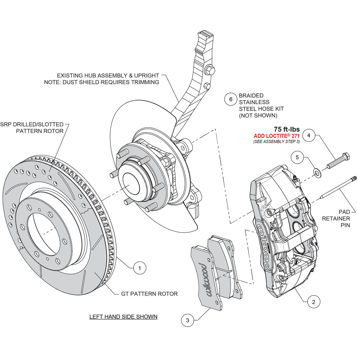 AERO6-DM Direct-Mount Brake Kit - Tacoma (2005-2023)