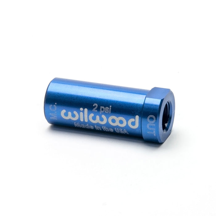 Residual Pressure Valve 2 lb., Blue