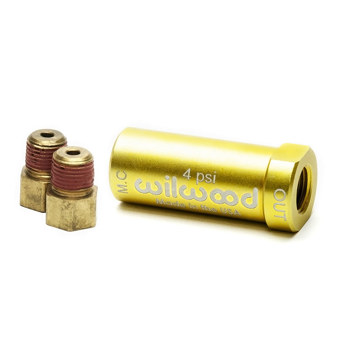 Residual Pressure Valve 4 lb., Gold