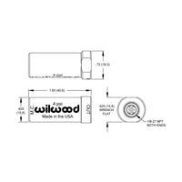 Residual Pressure Valve 4 lb., Gold