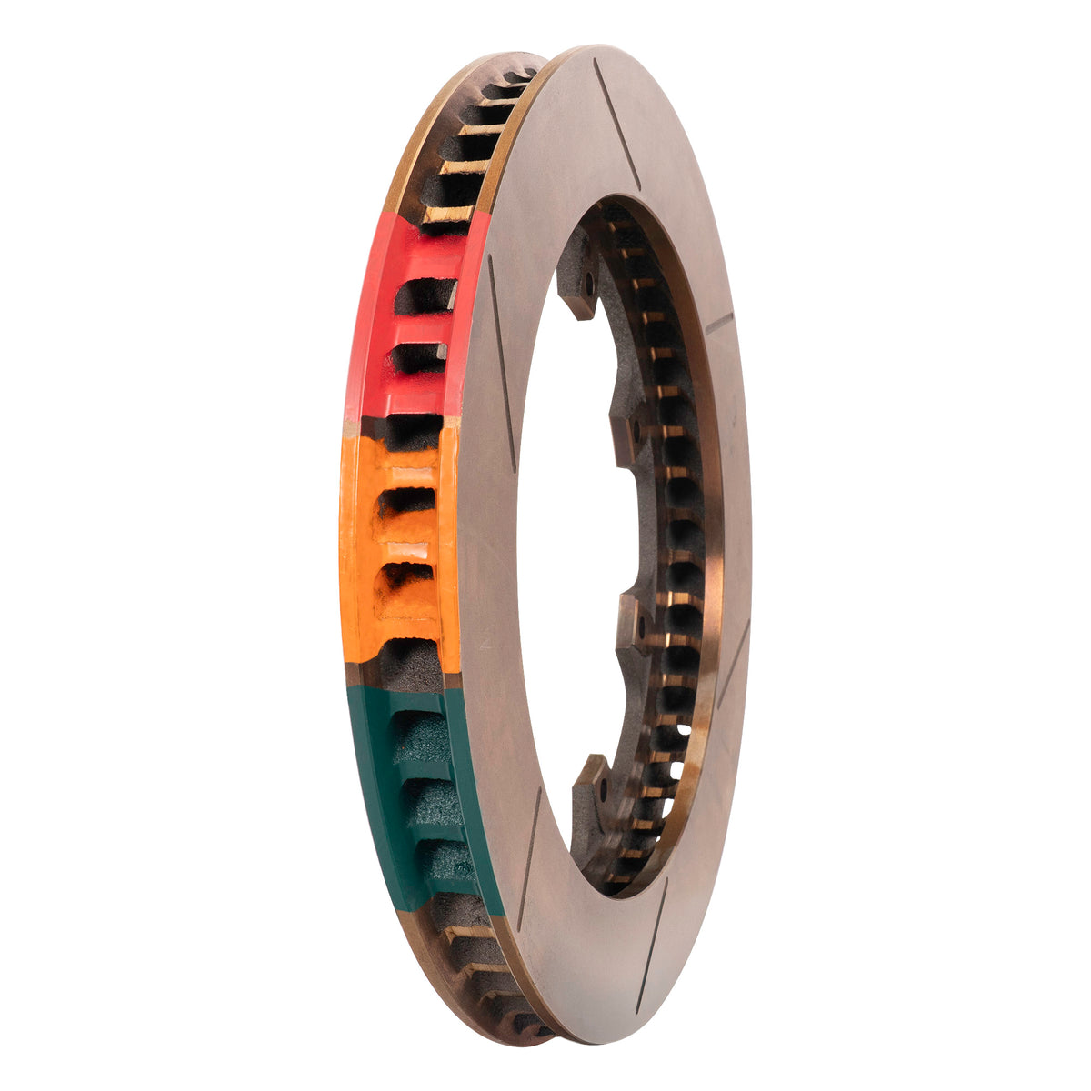 rotor with temperature indicator paint