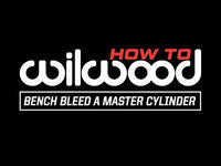 Wilwood Disc Brakes video - How to Bench Bleed a Master Cylinder